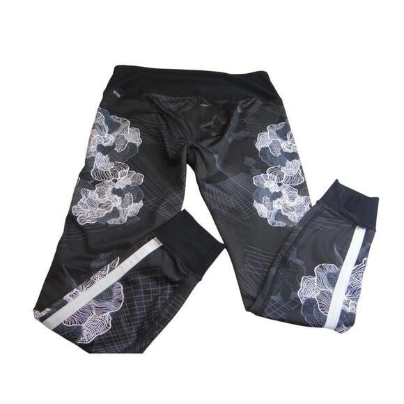 RBX Floral Print Active Leggings - Size Medium - Picture 4 of 7